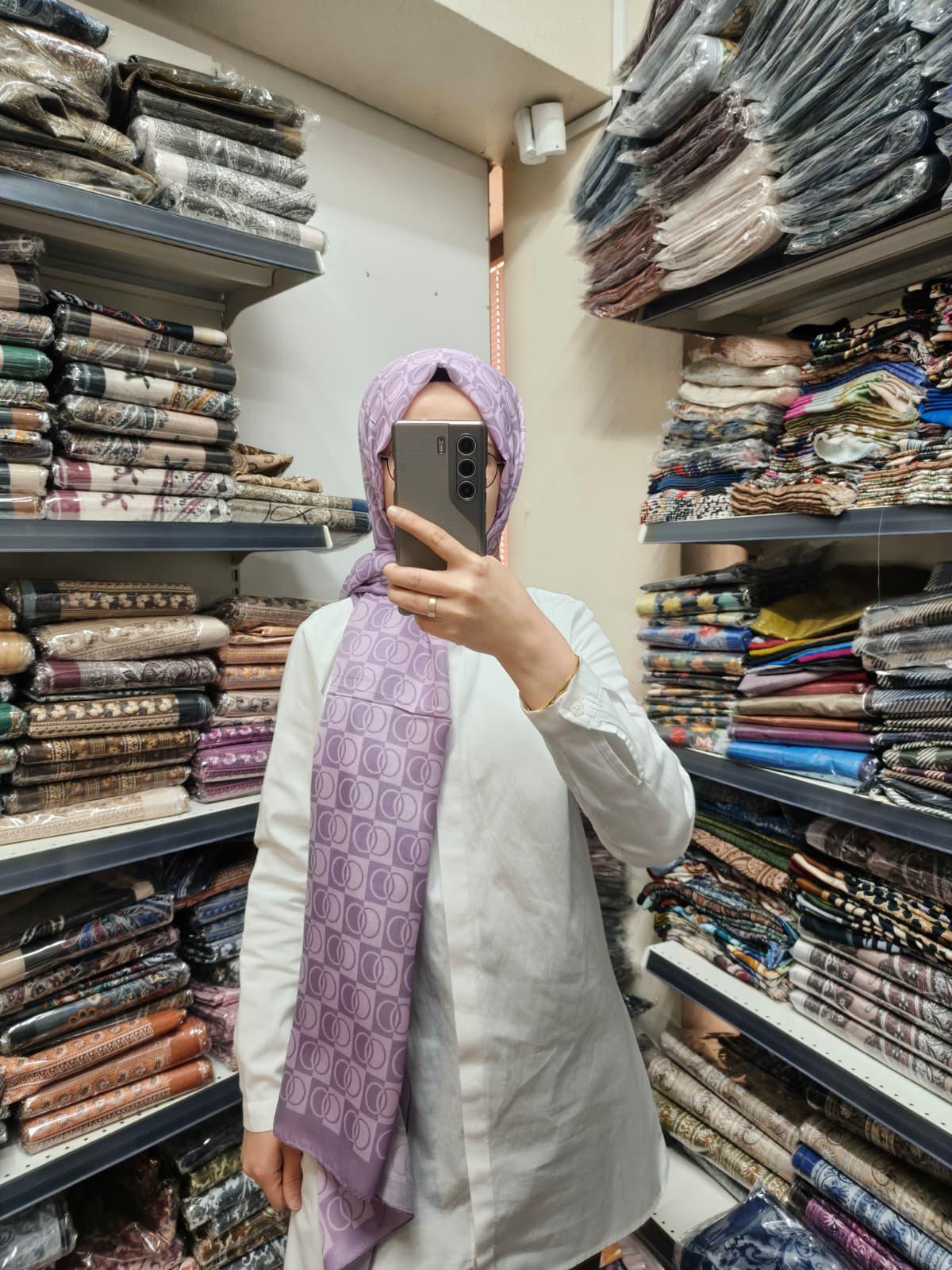 PAMUKSU SOFT ŞAL HALKA DESEN - 16