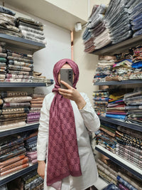 PAMUKSU SOFT ŞAL HALKA DESEN - 17