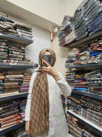 PAMUKSU SOFT ŞAL HALKA DESEN - 8